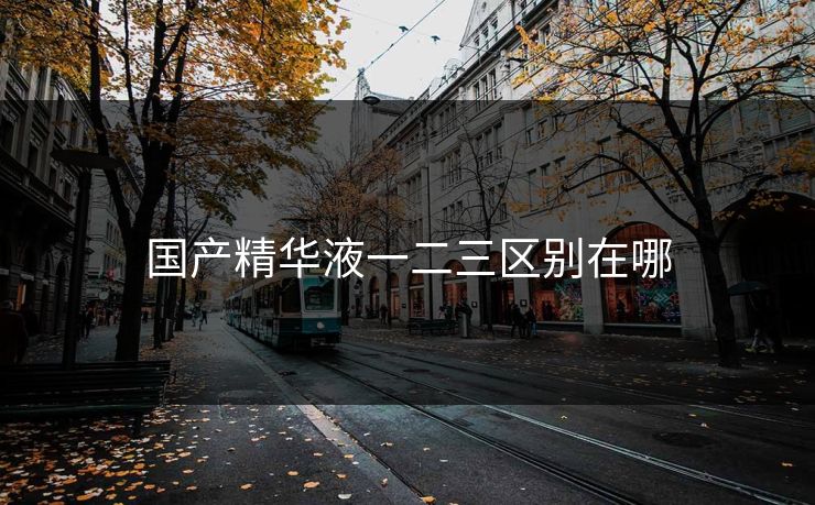 国产精华液一二三区别在哪